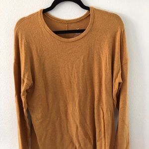Burnt yellow long sleeve